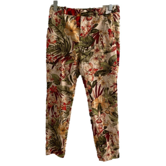 ZARA Floral Pants - Picture 2 of 4